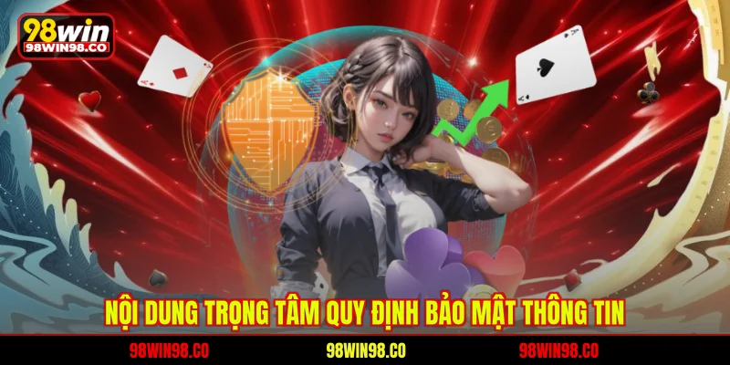 Chính sách bảo mật 98WIN Nội dung trọng tâm quy định bảo mật thông tin